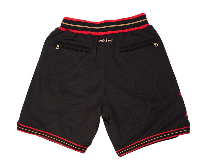 Retro 76Ers Black Shorts