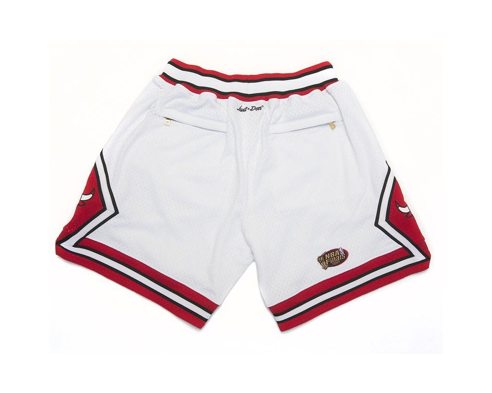Retro Bulls White Shorts
