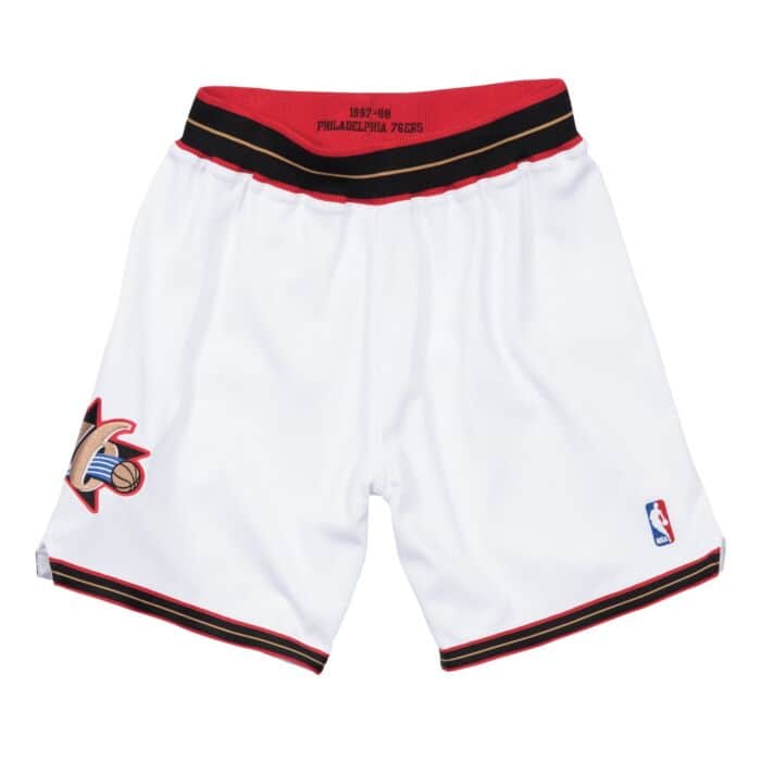 Retro 76Ers White Shorts