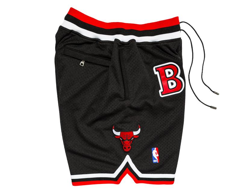 Retro Bulls Black Shorts