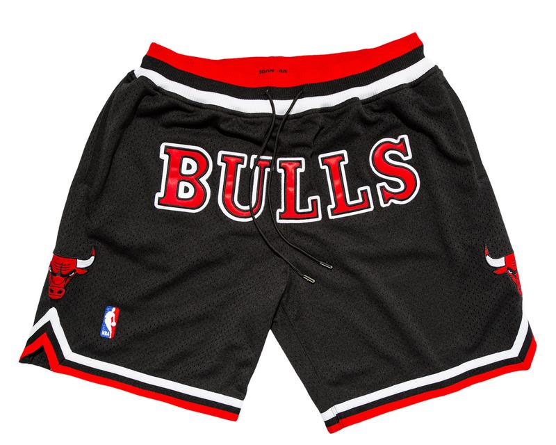 Retro Bulls Black Shorts